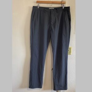 Travis Mathew Pants Mens‎ 36 Gray Blue Stretch Casual Golf Work Chino Style